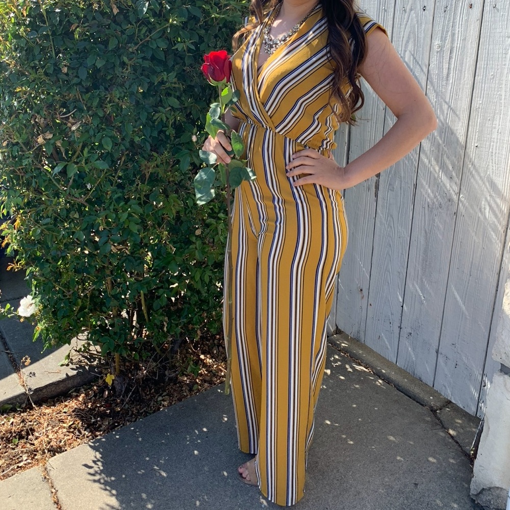 Yellow jumpsuit